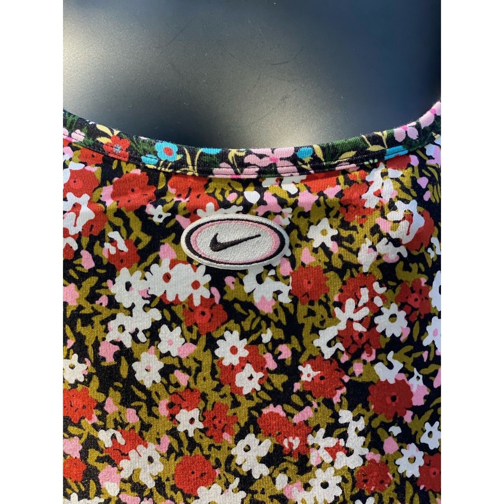 Nike Sportswear Floral Tank Dress Sleeveless Women 2X NWT - Picture 4 of 10